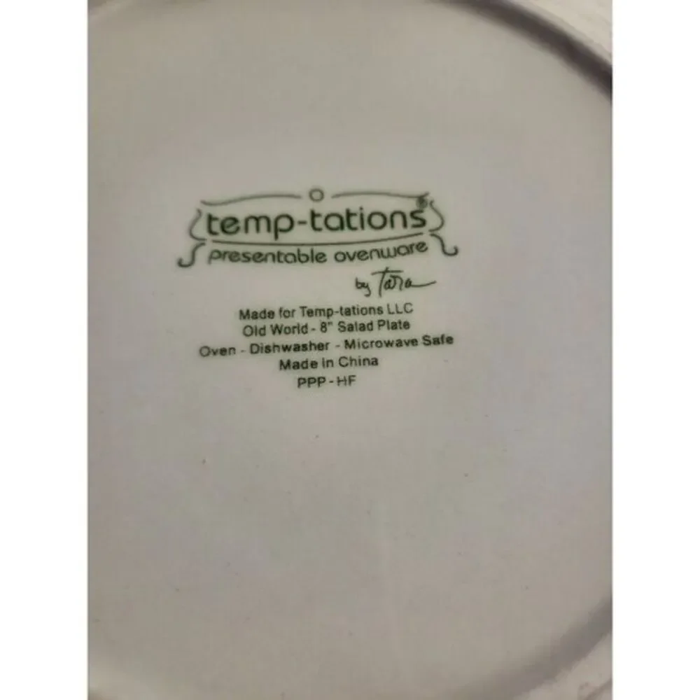 3 Each‎ Temptations Bakeware Old World 7.5